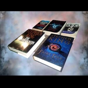 Stephen King LOT of 5 Books(2 Hardcover first printing,3 Paperback) SEE ALL PICS